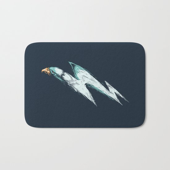 lightning eagles Bath Mat