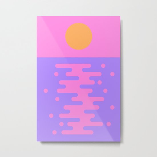 Paradise Sunset Metal Print