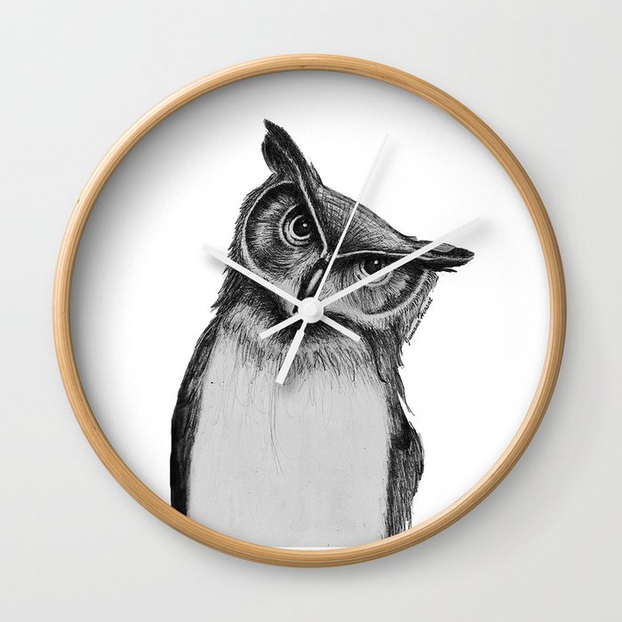 Mr. Owl Wall Clock