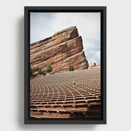 Red Rock Amphitheater  Framed Canvas