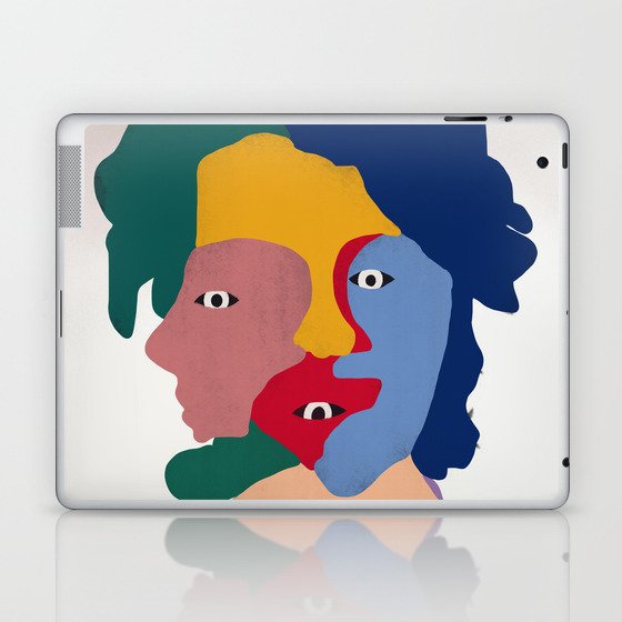 Clown mask Laptop & iPad Skin