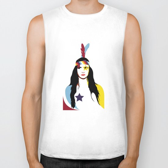 =Juliette Lewis///White= Biker Tank