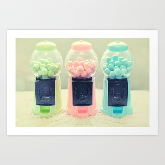 Bubble Gum Art Print
