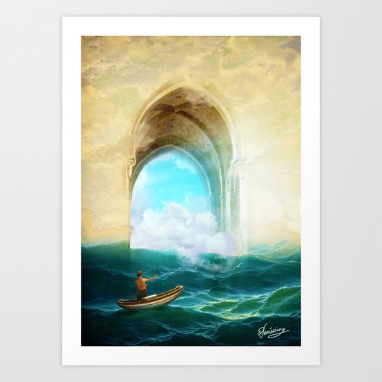 The Veil of Mists Art Print