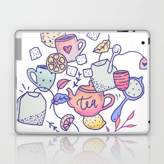 Tea and cookies Laptop & iPad Skin