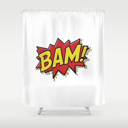 BAM! Shower Curtain