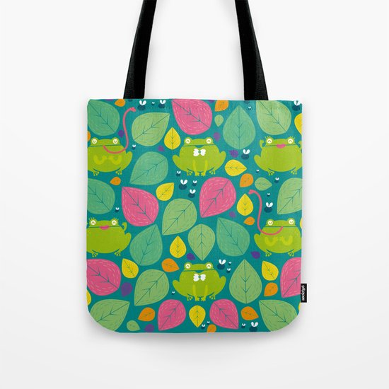 Frogs pattern Tote Bag