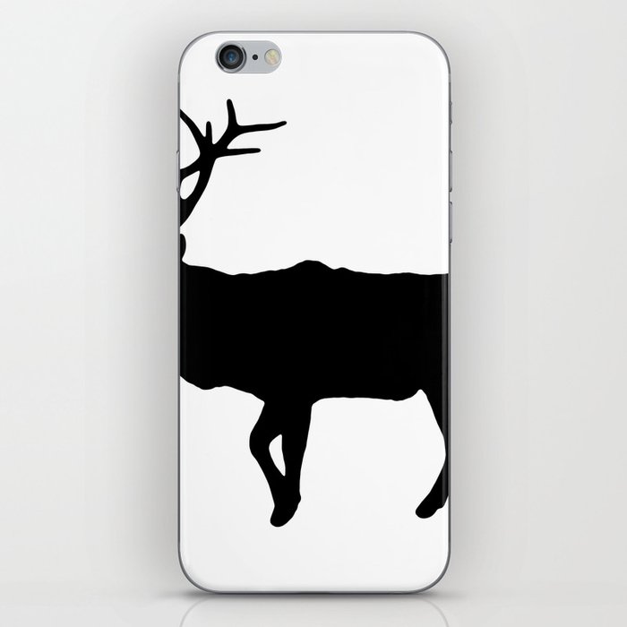Graphic Silhouette Elk 02 iPhone Skin