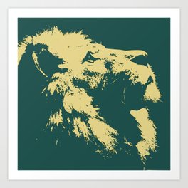 Lion Lion Art Print