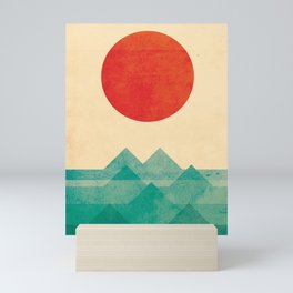 The ocean, the sea, the wave Mini Art Print