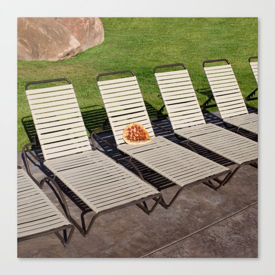 Pizza Vacay Canvas Print