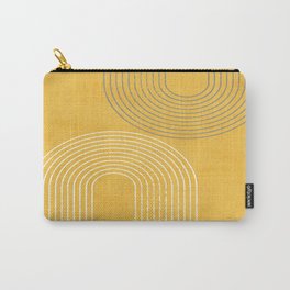 Golden Minimalist Abstract Carry-All Pouch