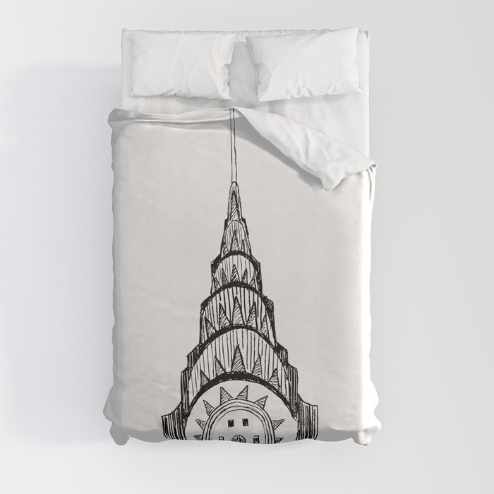 Chrysler Building Duvet Cover