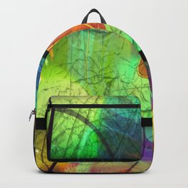 Painted Panes Abstract Backpack