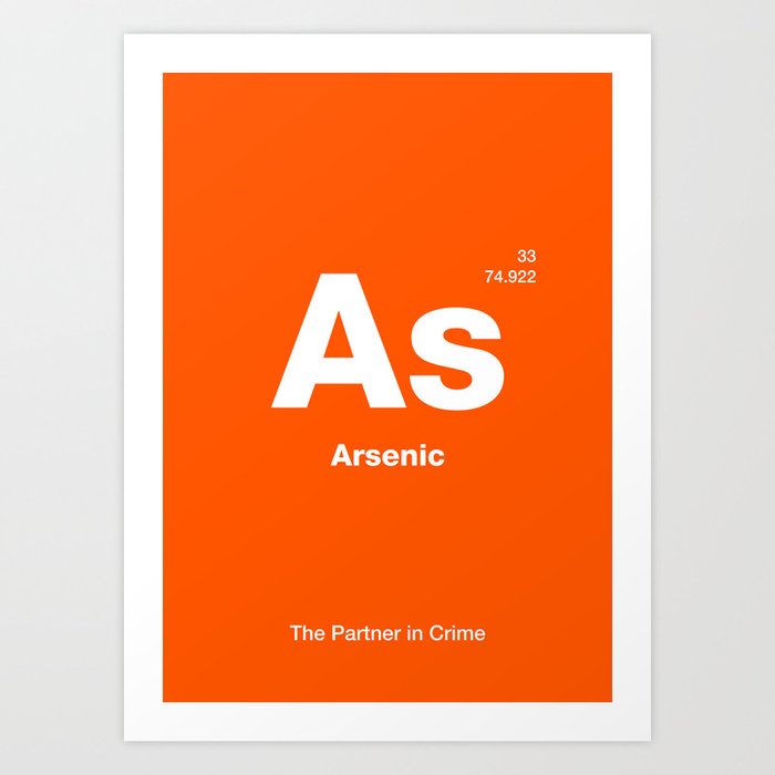 Arsenic Art Print