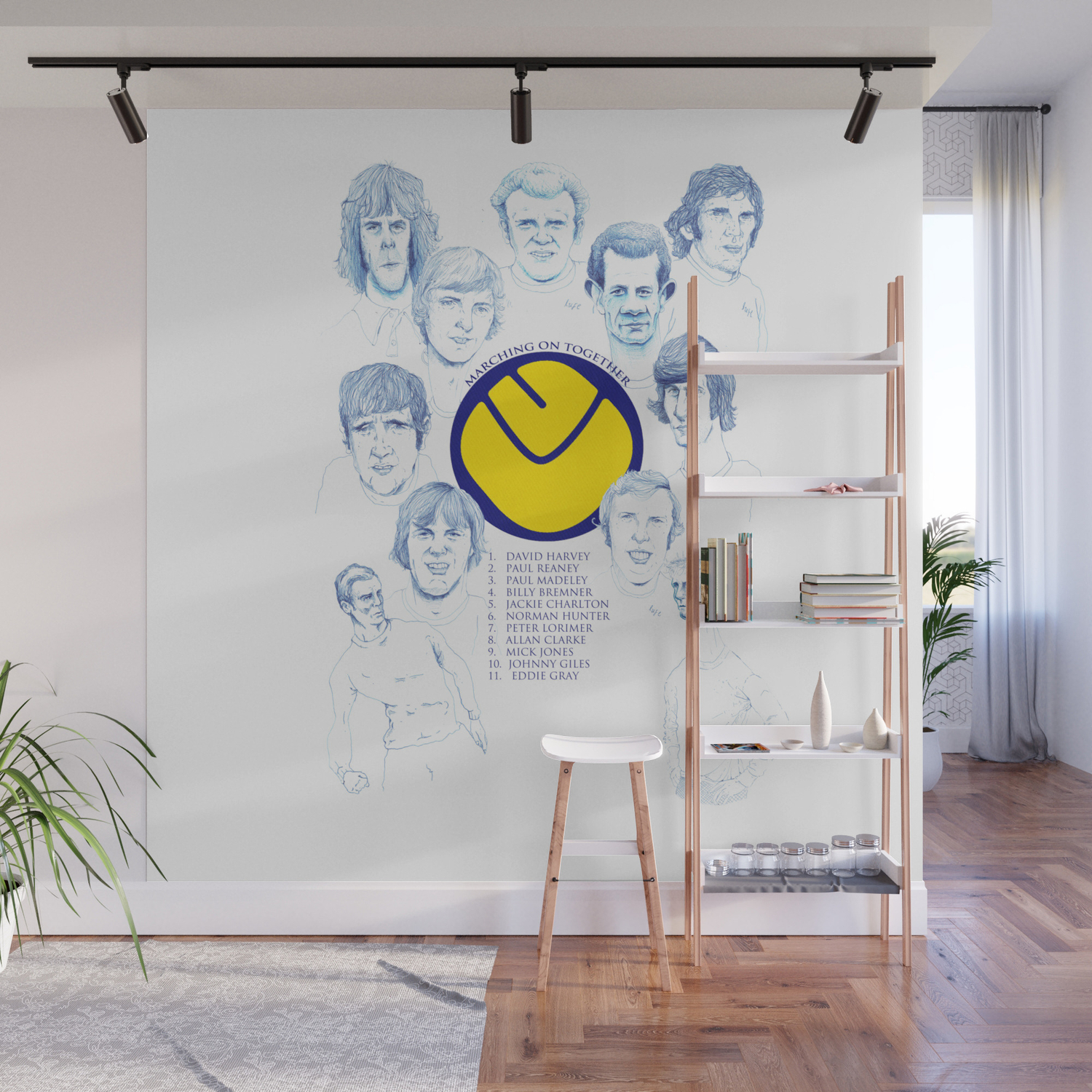 Leeds United 1972 Wall Mural By Danbartlett91 Society6