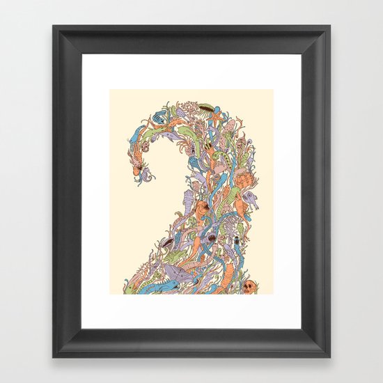 The Deep Framed Art Print