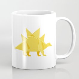 Origami Stegosaurus Flavum Coffee Mug
