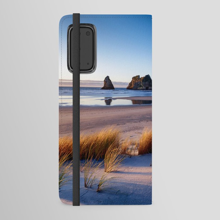 Beautiful Sunrise New Zealand | Wharariki Beach | Archway islands Android Wallet Case
