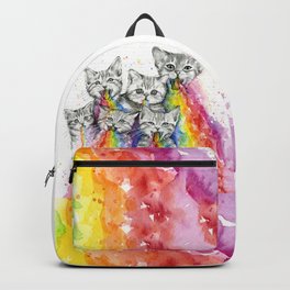 Kittens Puking Rainbows Backpack