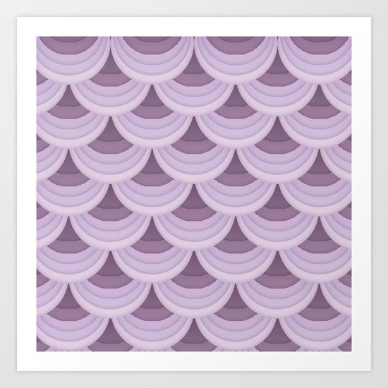 Fan Tail. Art Print