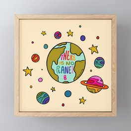 Planet B Framed Mini Art Print