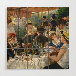 Auguste Renoir The Boating Party Lunch | The Breakfast of the Boaters, Auguste Renoir Wood Wall Art