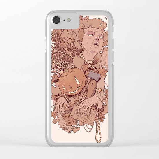 Mega Spoops Clear iPhone Case