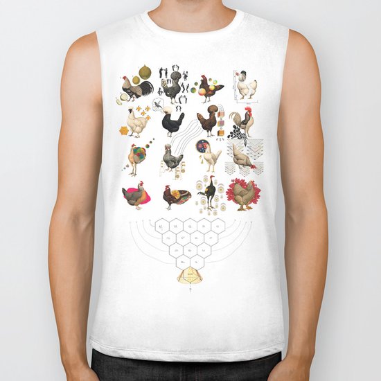 Defenseless Chickens Biker Tank