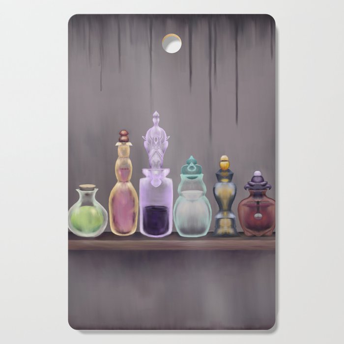 Potion Master - Magic Potions on a Shelf Cutting Board