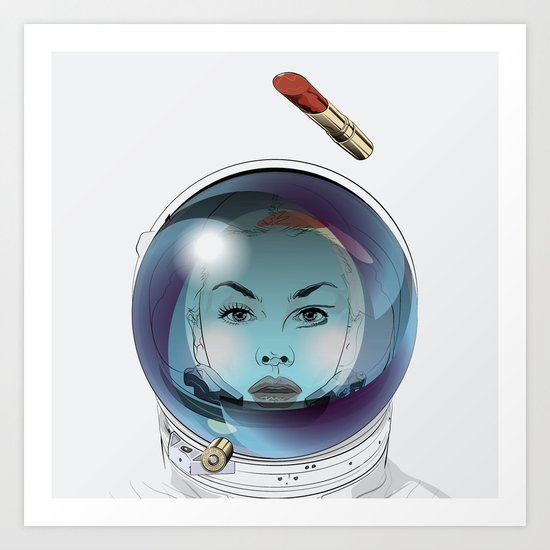 time and space Art Print