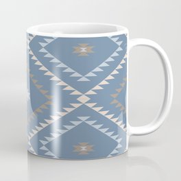 Southwestern Geometric - Denim Nude Coffee Mug