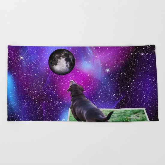 Reaching For The Moon Beach Towel