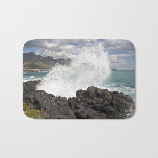 WAVES BEACH - SICILY Bath Mat