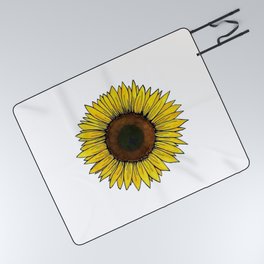 Sunflower Picnic Blanket