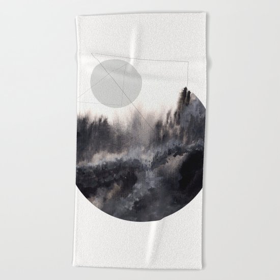 Watercolor S. 04 Beach Towel
