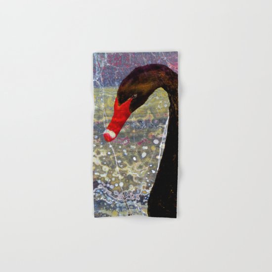 Black Swan Hand & Bath Towel