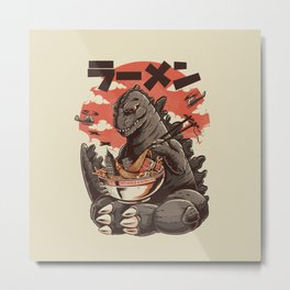 Kaiju's Ramen Metal Print