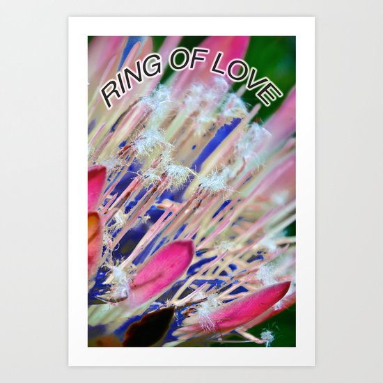 Ring of Love Art Print