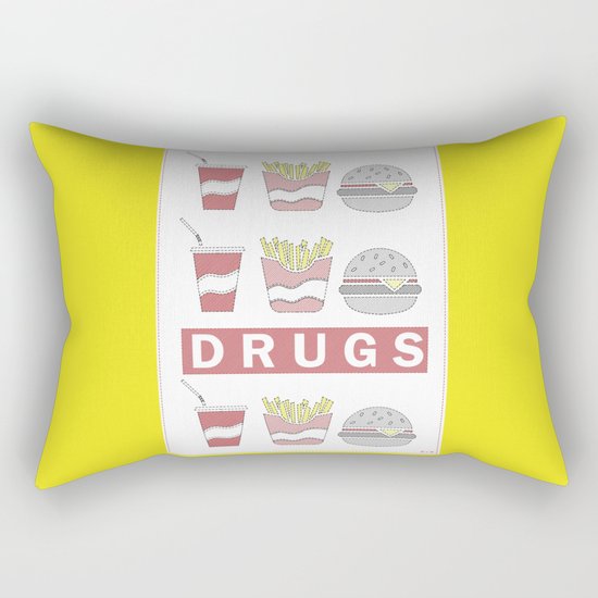 DRUGS Rectangular Pillow