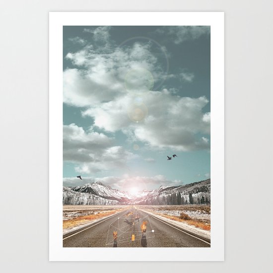 THE PURSUIT OF THE RED FREEDOM Art Print