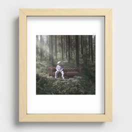 Thinking Recessed Framed Print