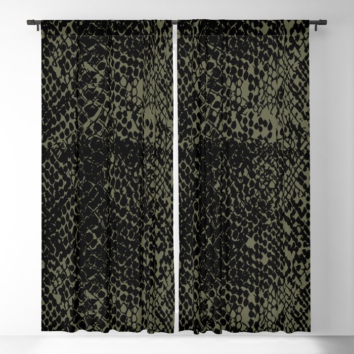 Snake Terrarium Moss Blackout Curtain