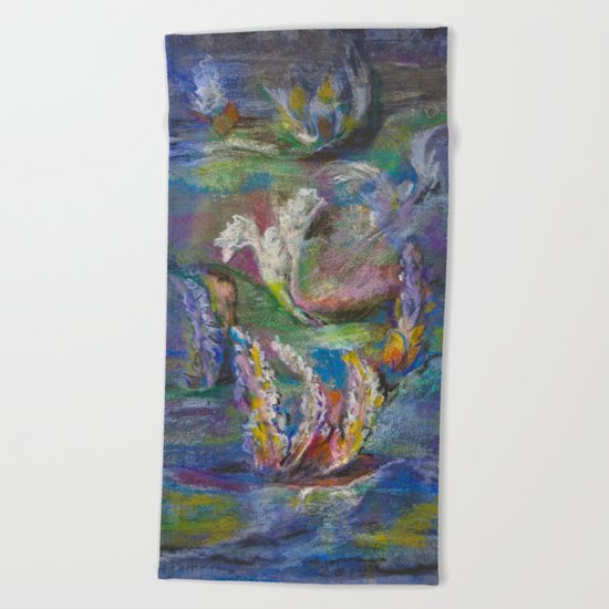 Babylonian Pondlife Beach Towel