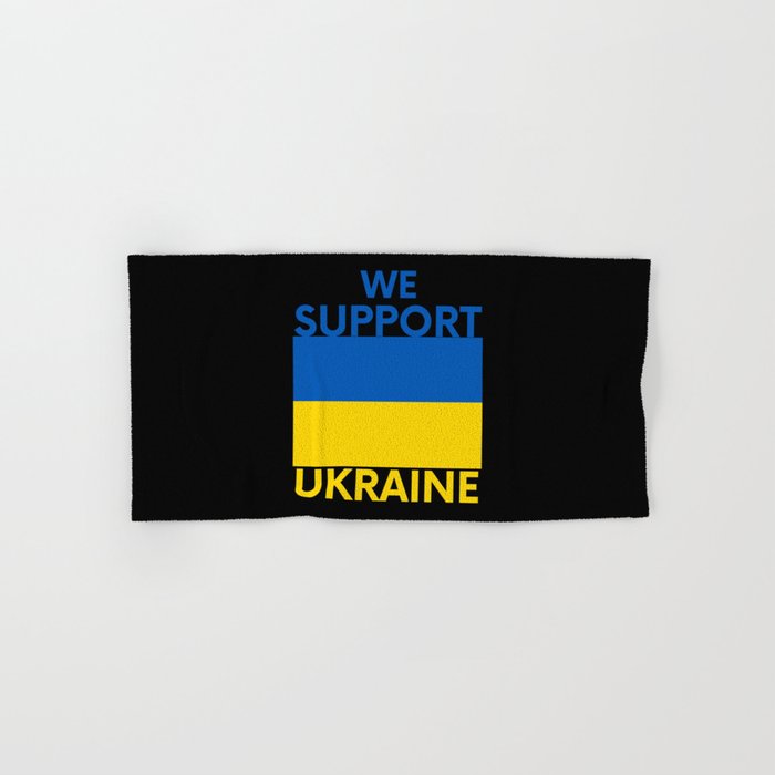 We Support Ukraine Hand & Bath Towel