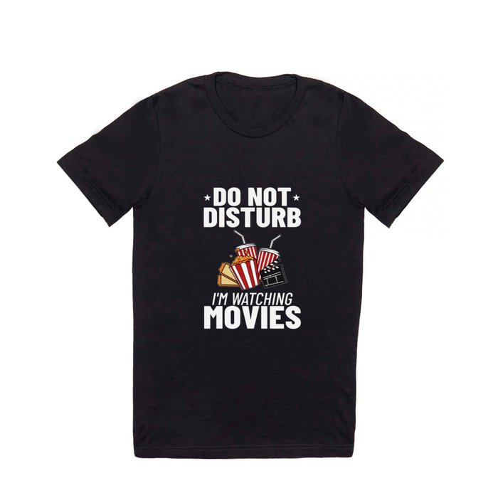 Cinema Watching Movie Watch Night Theater Popcorn T Shirt
