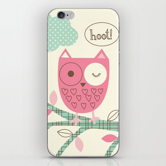 Hooty Owl iPhone & iPod Skin