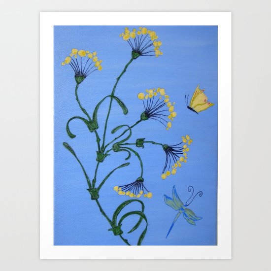 Summer dance Art Print
