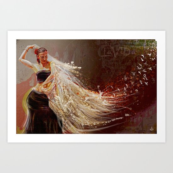 La Vida °^ Flamenca Art Print