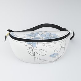 Blue Lily Girl Fanny Pack